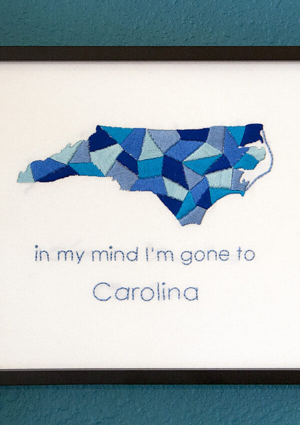 Free Pattern: Gone to Carolina Embroidery