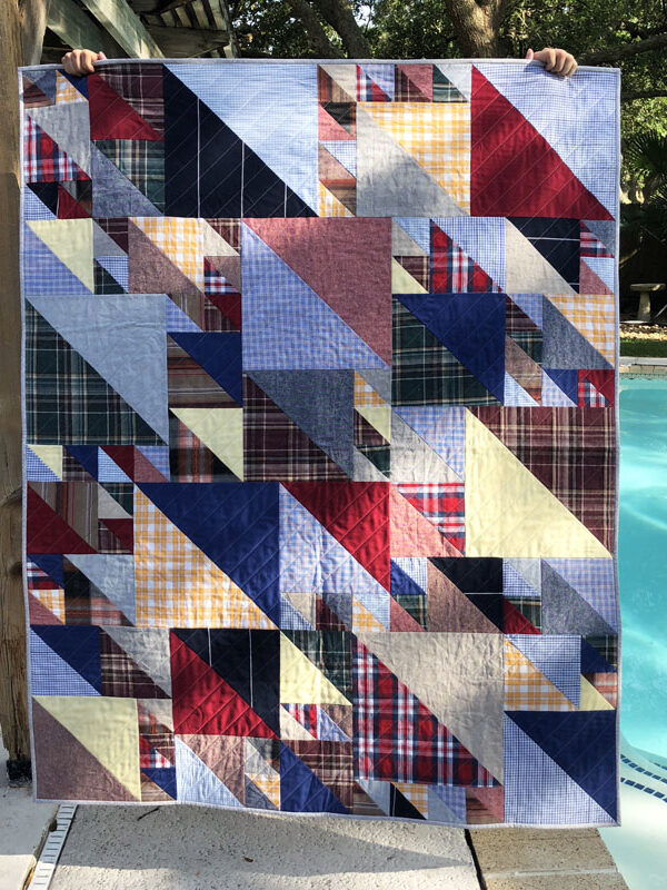 Triangles at Play – Memory Quilt Version