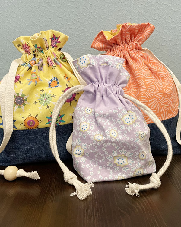 Lined Drawstring Bags
