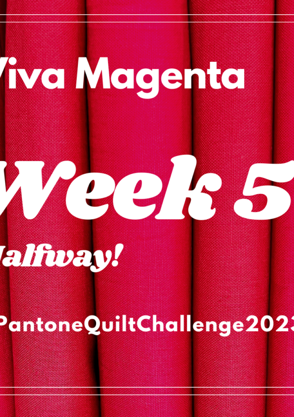 Pantone Quilt Challenge – Week 5