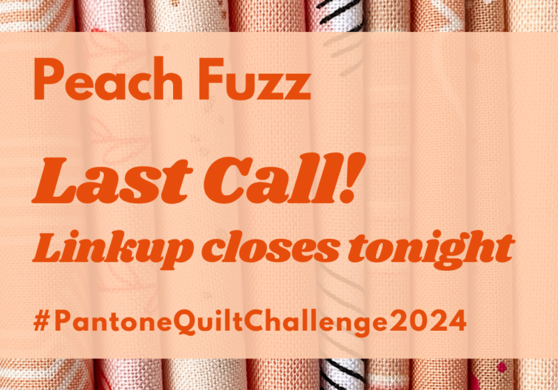 Pantone Quilt Challenge – Last Call!