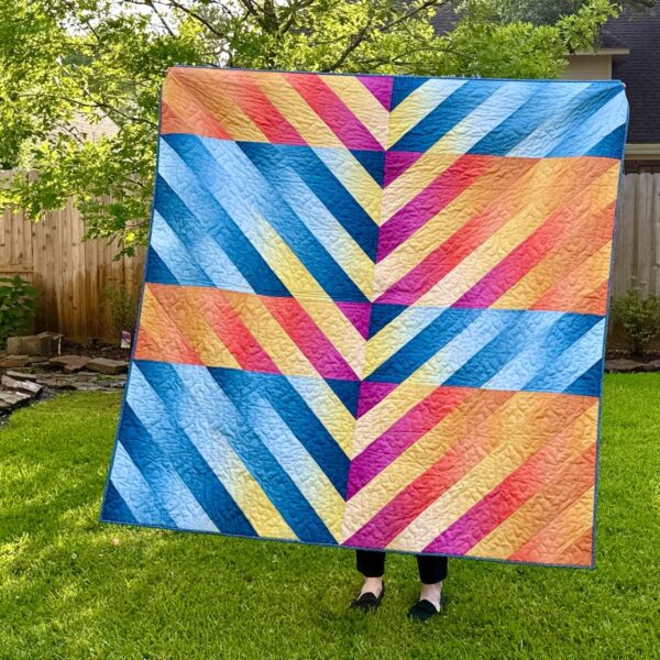 Velocity Quilt – a 2025 UFO Challenge Finish