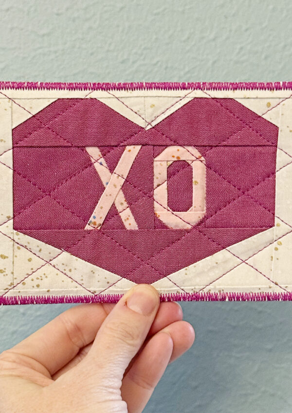 February 2026 Postcard Pattern