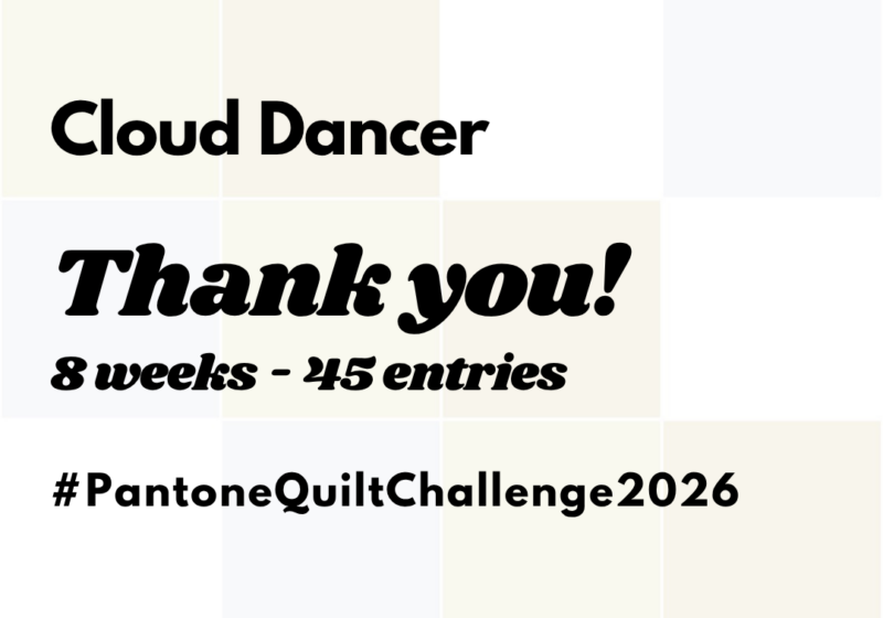 Pantone Quilt Challenge 2026 – Wrap-Up